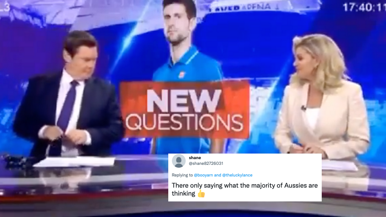 7News Anchors Called Djokovic An ‘Arsehole’ In Leaked Footage & That Is Anything But Fake News