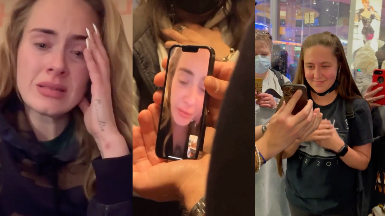 Adele FaceTimed With Fans At A Postponed Gig And The Emotional Clips Have Set Fire To The Rain