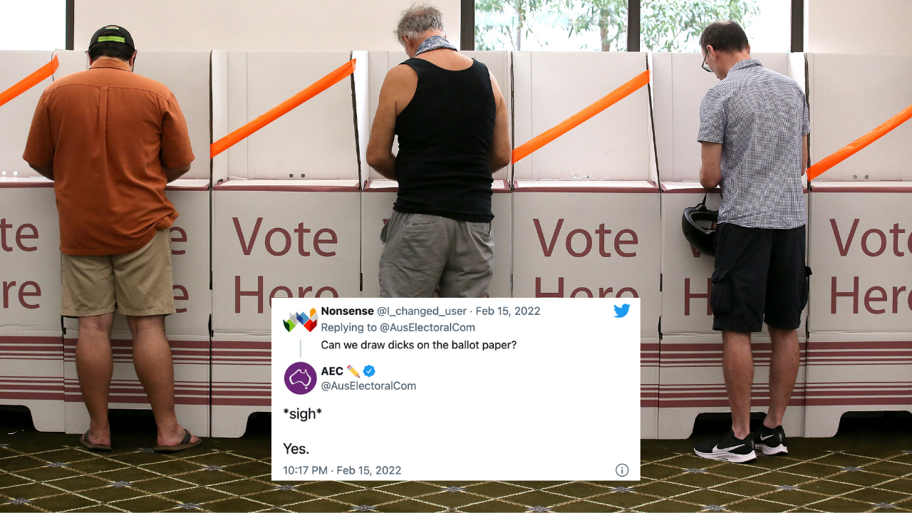 Oh No: The AEC Just Confirmed That Drawing Dicks On Ballot Papers is *Technically* Legal