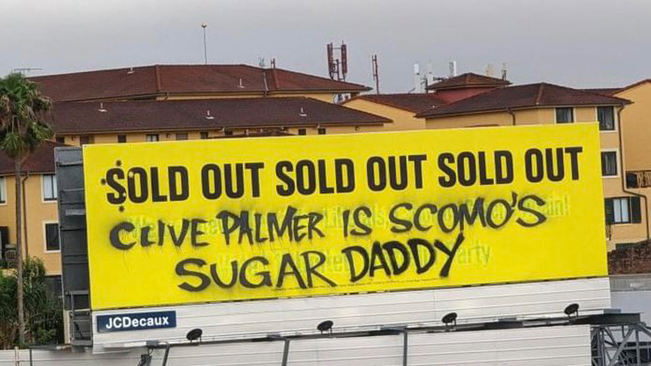 Clive Palmer’s Big Piss Billboards Are Copping A Very Deserved Facelift Across Australia RN