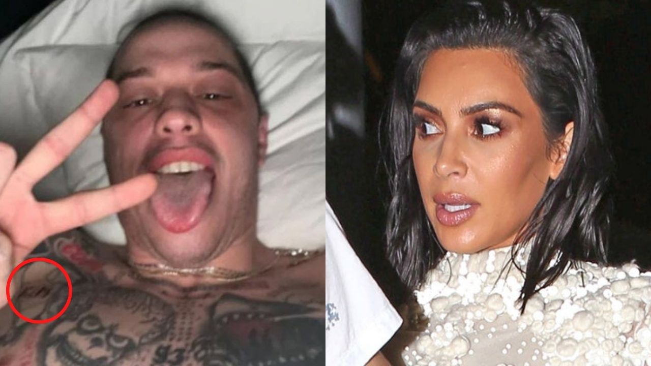 BLINK TWICE IF YOU NEED HELP: Pete Davidson Got ‘Kim’ Branded Into His Skin Like Fkn Cattle