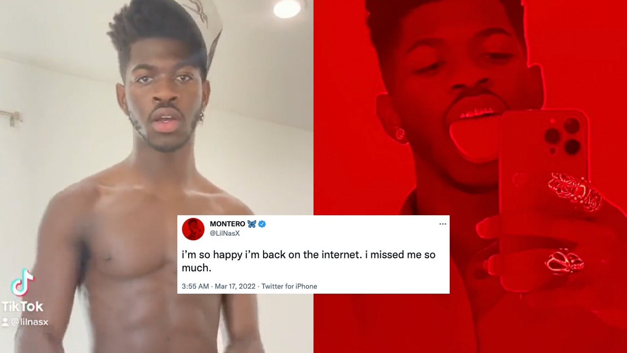 King Thot Lil Nas X Slithered Back Onto Social Media To Tease Us With A Taste Of His New Music