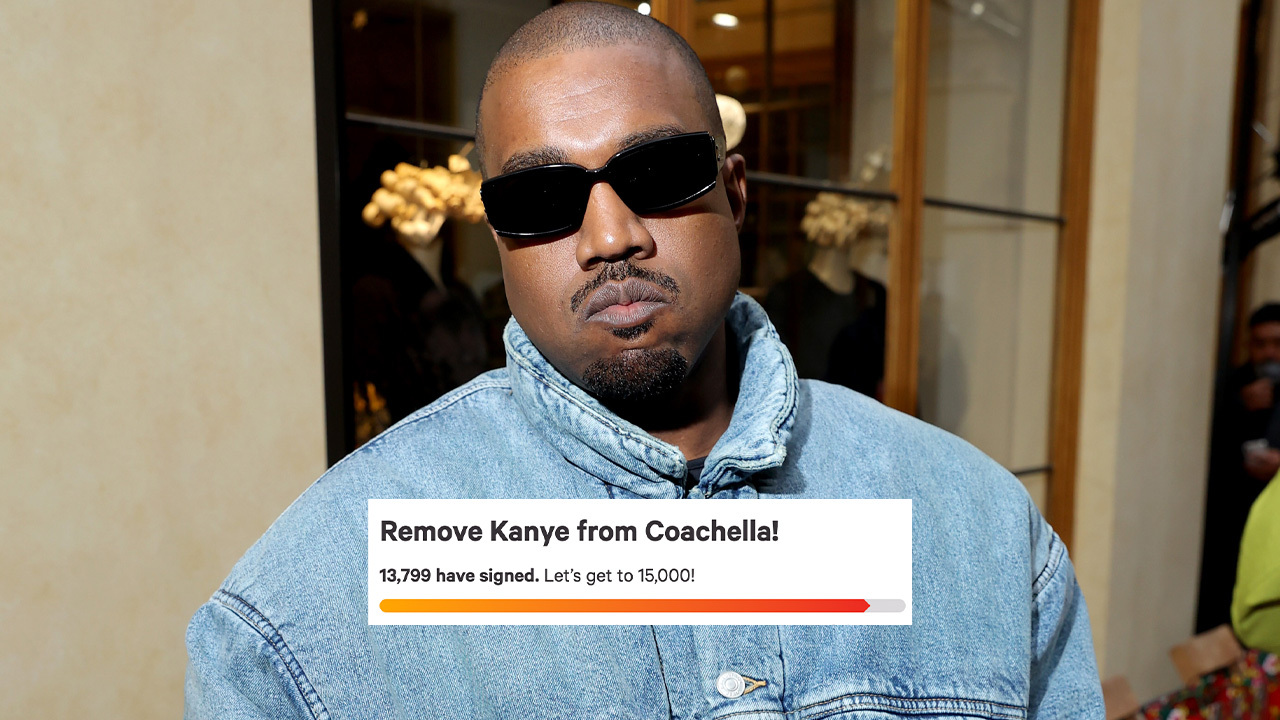 A Petition Calling For Coachella To Boot Kanye Amid Everything Has Nearly 14,000 Signatures