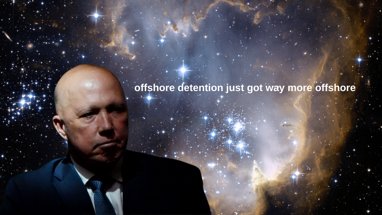 Peter Dutton Has Launched A Military Space Command, Befitting His Cartoon Supervillain Head