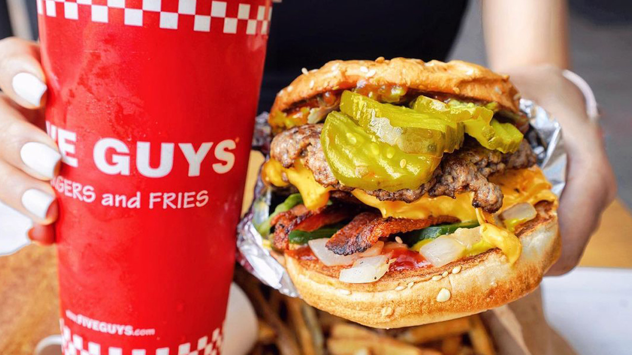 Five Guys Is Bringing Its Succulent Meat-Stuffed Buns To The Middle Of Sydney’s CBD This Year