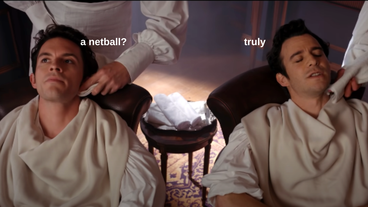 Raid Thine Rebel Sport Bc A Deflated Netball Was Used In That Bridgerton S2 Sex Scene