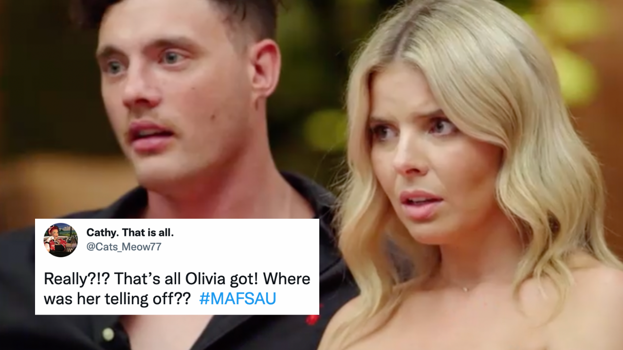 MAFS Fans Were Severely Disappointed To Watch Olivia Cop A Medium-Rare Roast At The Reunion