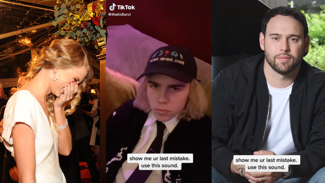 Kid Laroi Called Scooter Braun His ‘Last Mistake’ On TikTok & Somewhere, Taylor Is Cackling
