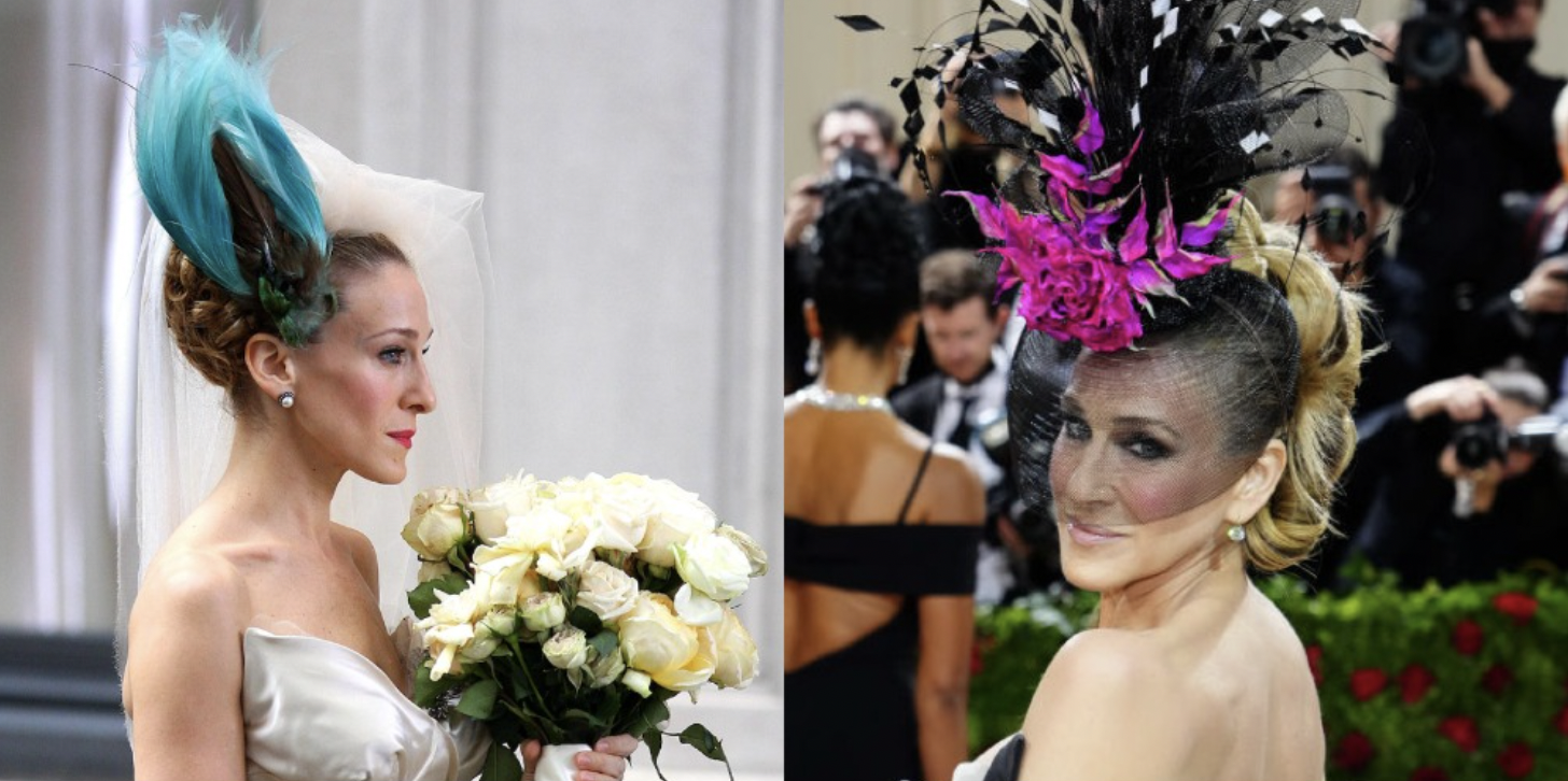 SJP Marked Her Triumphant Return To The Met Gala By Once Again Sticking A Bird On Her Head