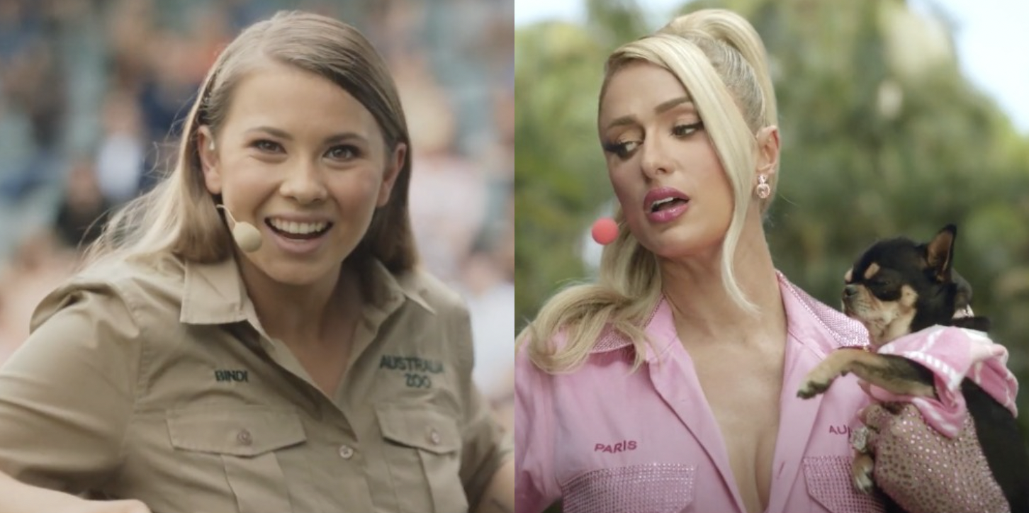 The Irwin Fam Recruit Paris Hilton To Run The Chihuahua Enclosure In Uber Eats’ Bonkers New Ad
