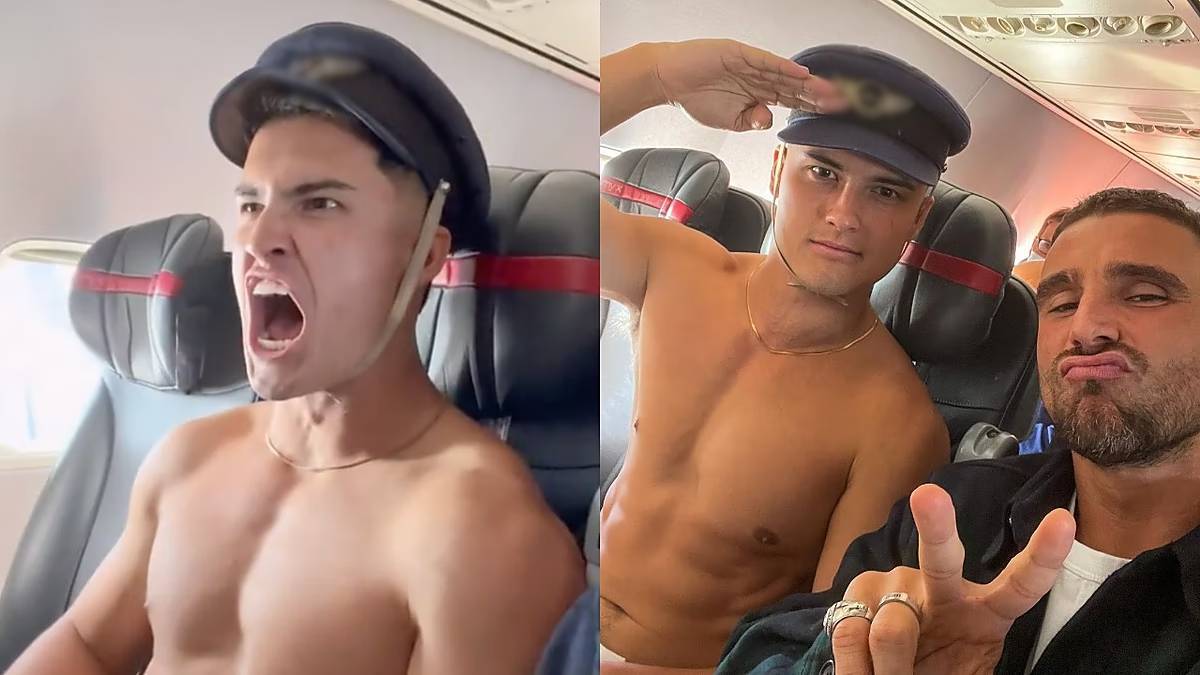 The Latest Vid On MAFS Stars Brent & Al’s Shared TikTok Somehow Features Al Topless On A Plane