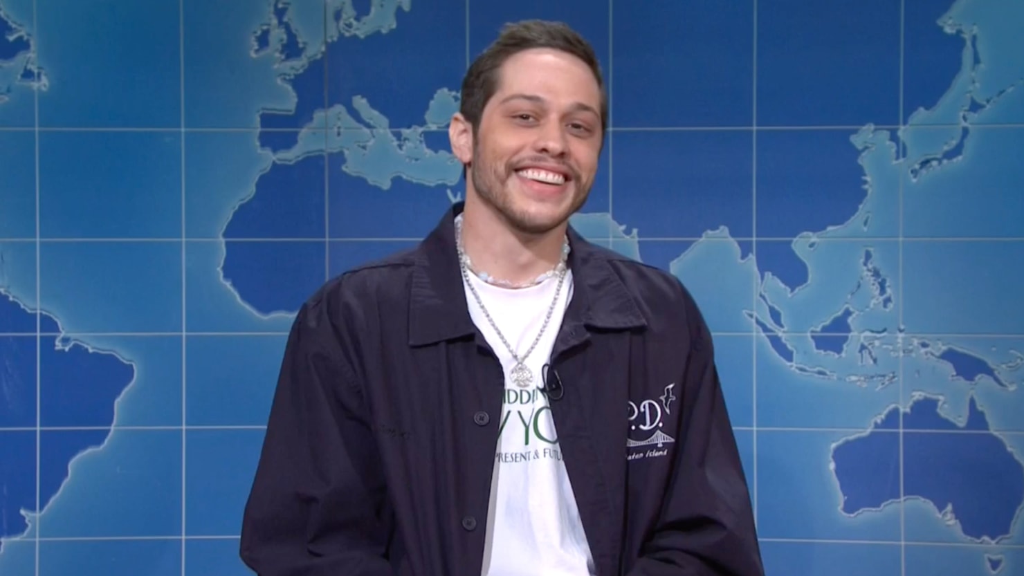 Pete Davidson Throws One Final Dig At Kanye West & Ariana Grande As He Yeets Himself Off SNL